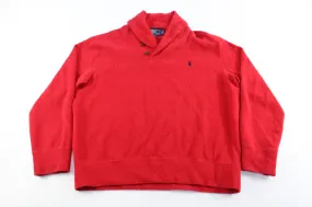 Polo by Ralph Lauren Embroidered Logo Red Sweater