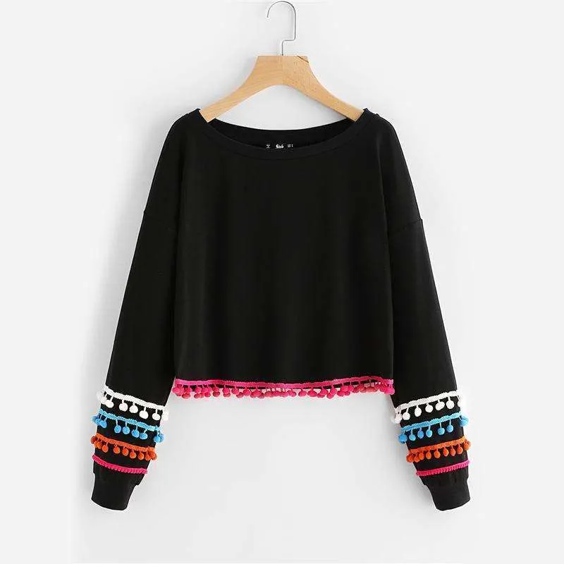 Pom Pom Sweatshirt