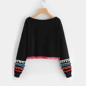 Pom Pom Sweatshirt