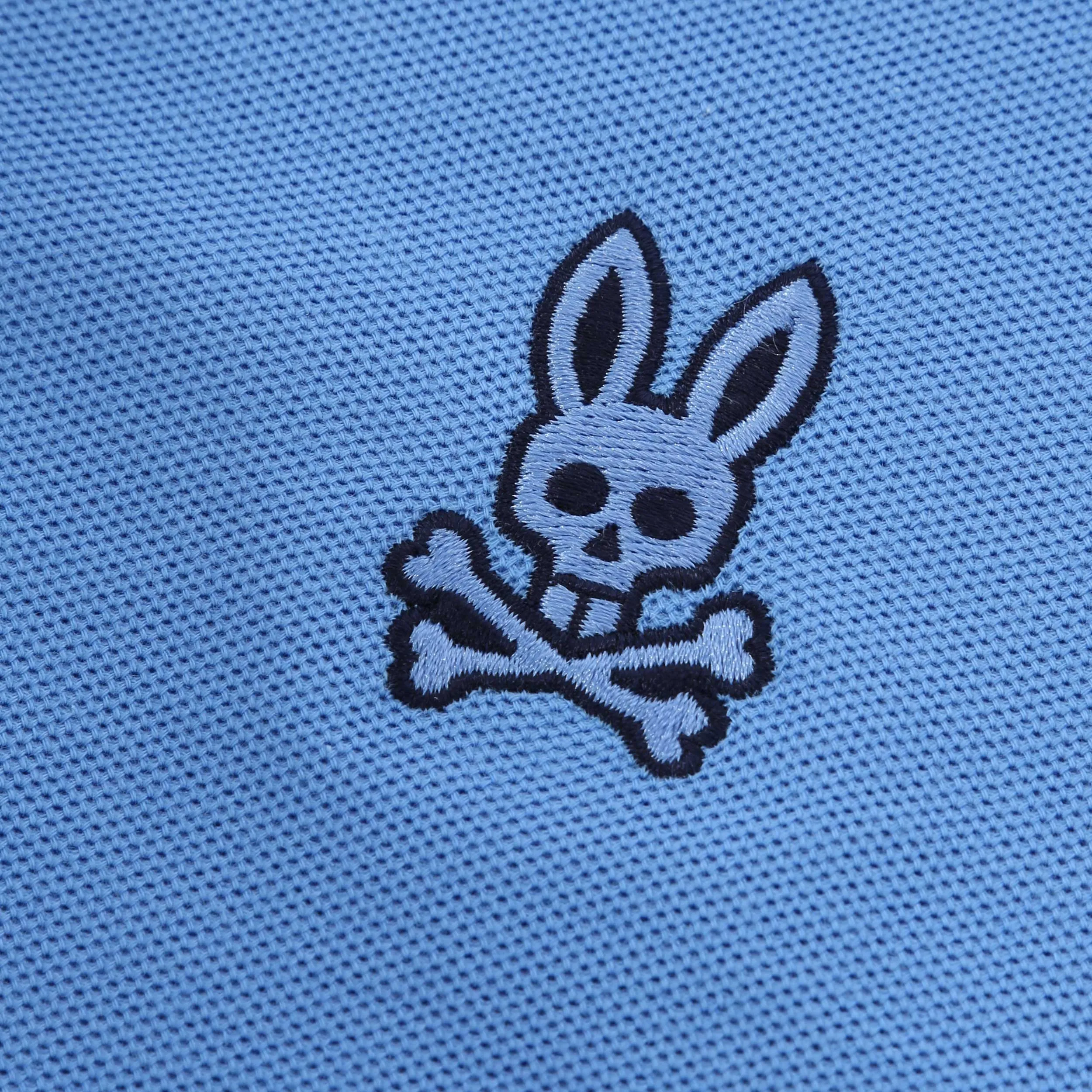 Psycho Bunny Chester Pique Polo Shirt in Mountain Sky