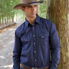 Pure Western Mens Jett Long Sleeve Shirt