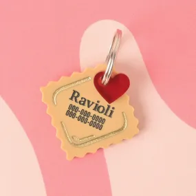 Ravioli Pasta Personalized Pet Tag