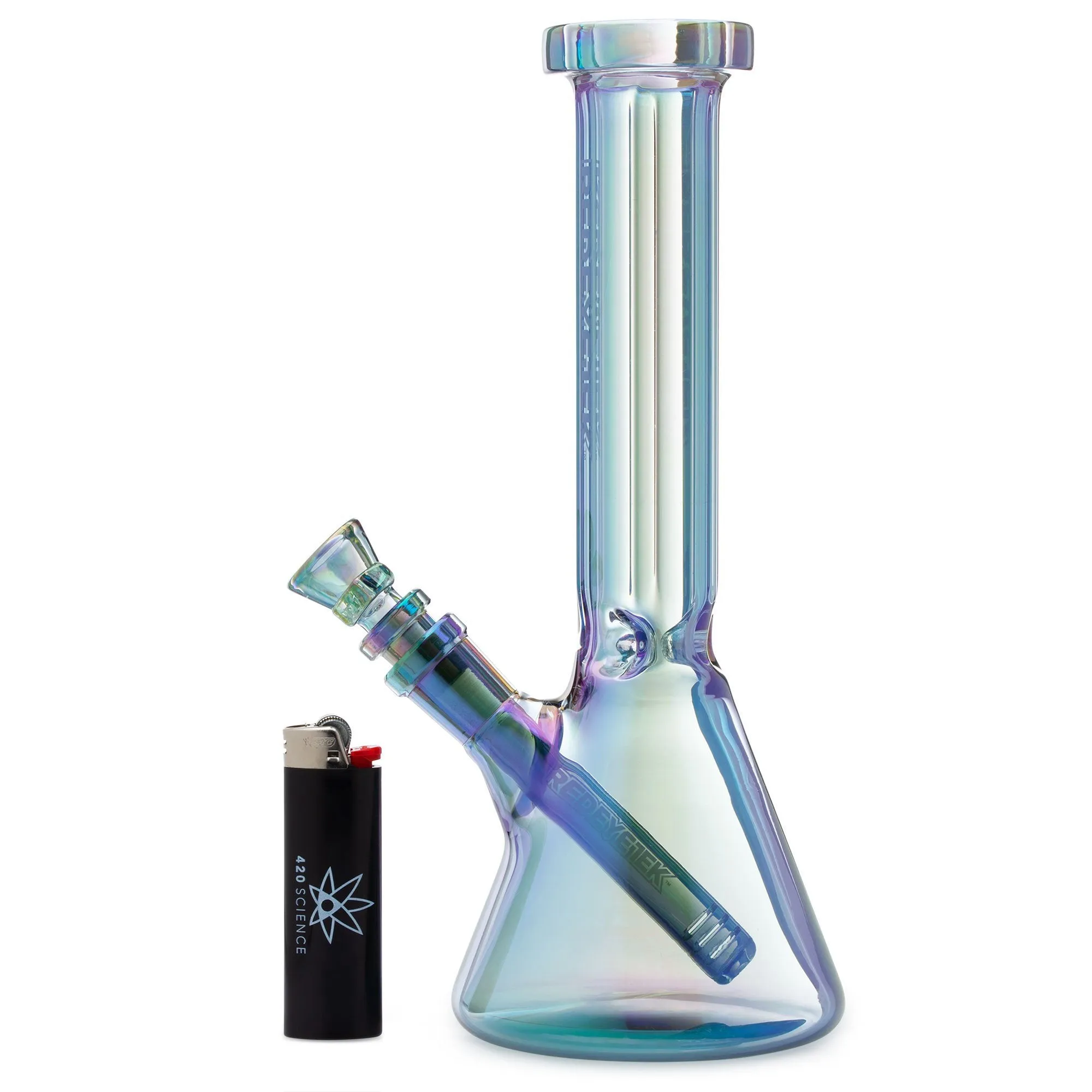 Red Eye Tek 10in Hex Top Beaker Bong