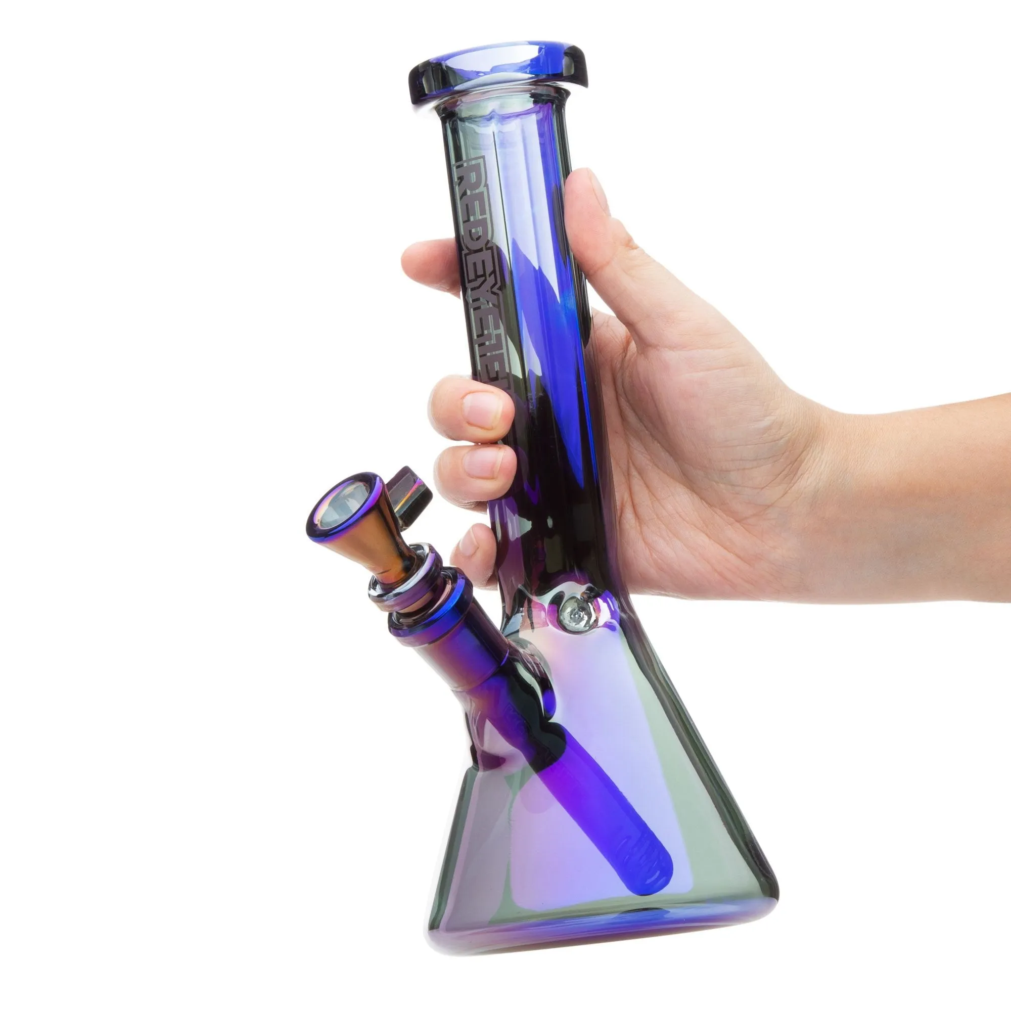 Red Eye Tek 10in Hex Top Beaker Bong