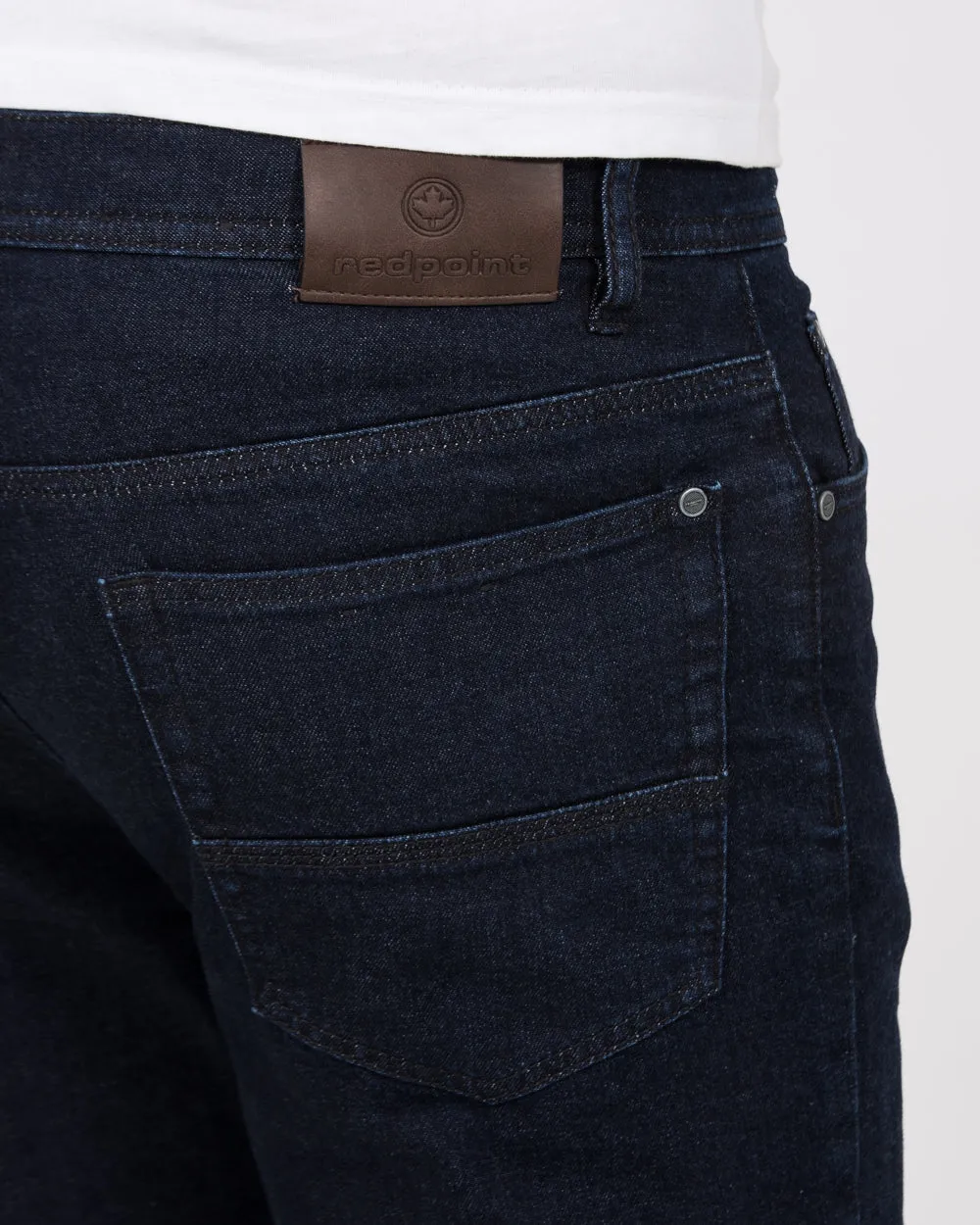 Redpoint Langley Slim Fit Tall Thermal Jeans (dark denim)