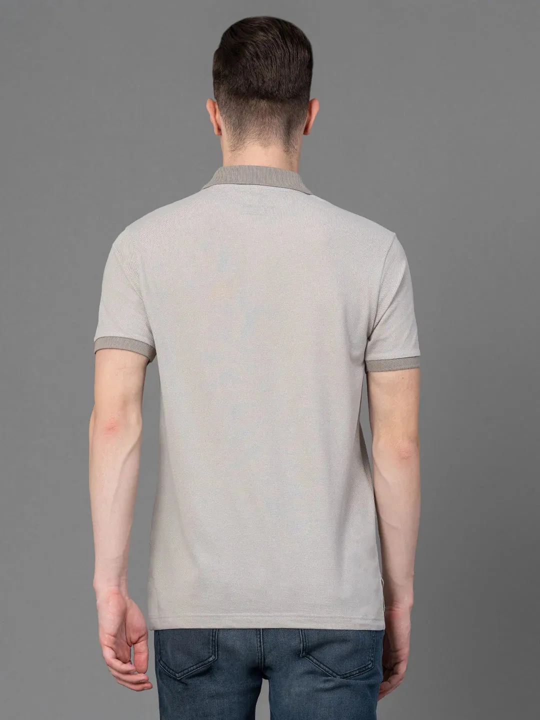 RedTape Neck T-Shirt for Men | Durable & Comfortable