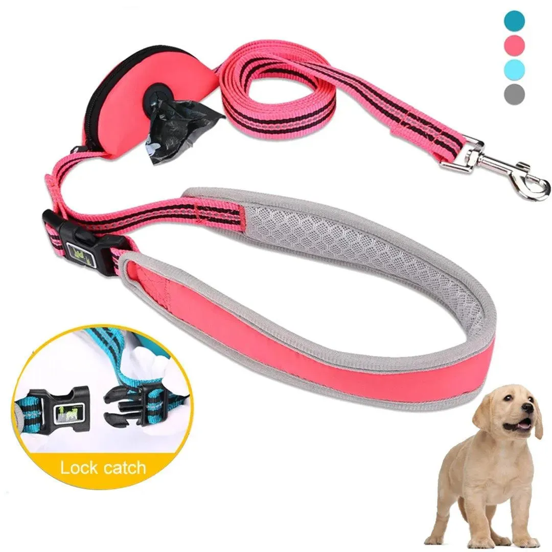 Reflective Nylon Pet Leash for Medium and Large Dogs