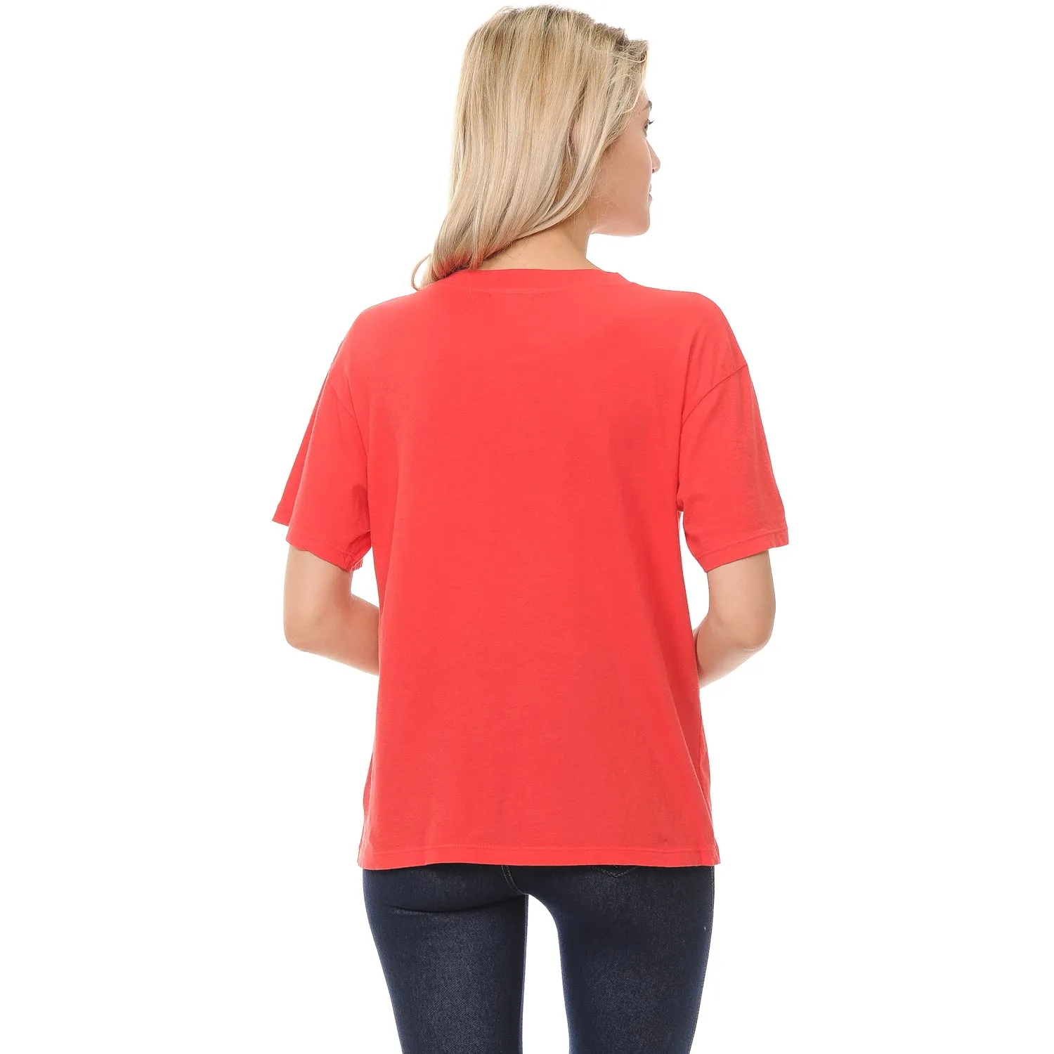 Relaxed Fit Crew Neck T-Shirt with Pocket