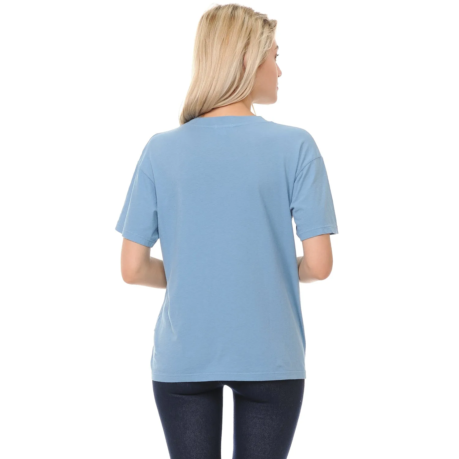 Relaxed Fit Crew Neck T-Shirt with Pocket