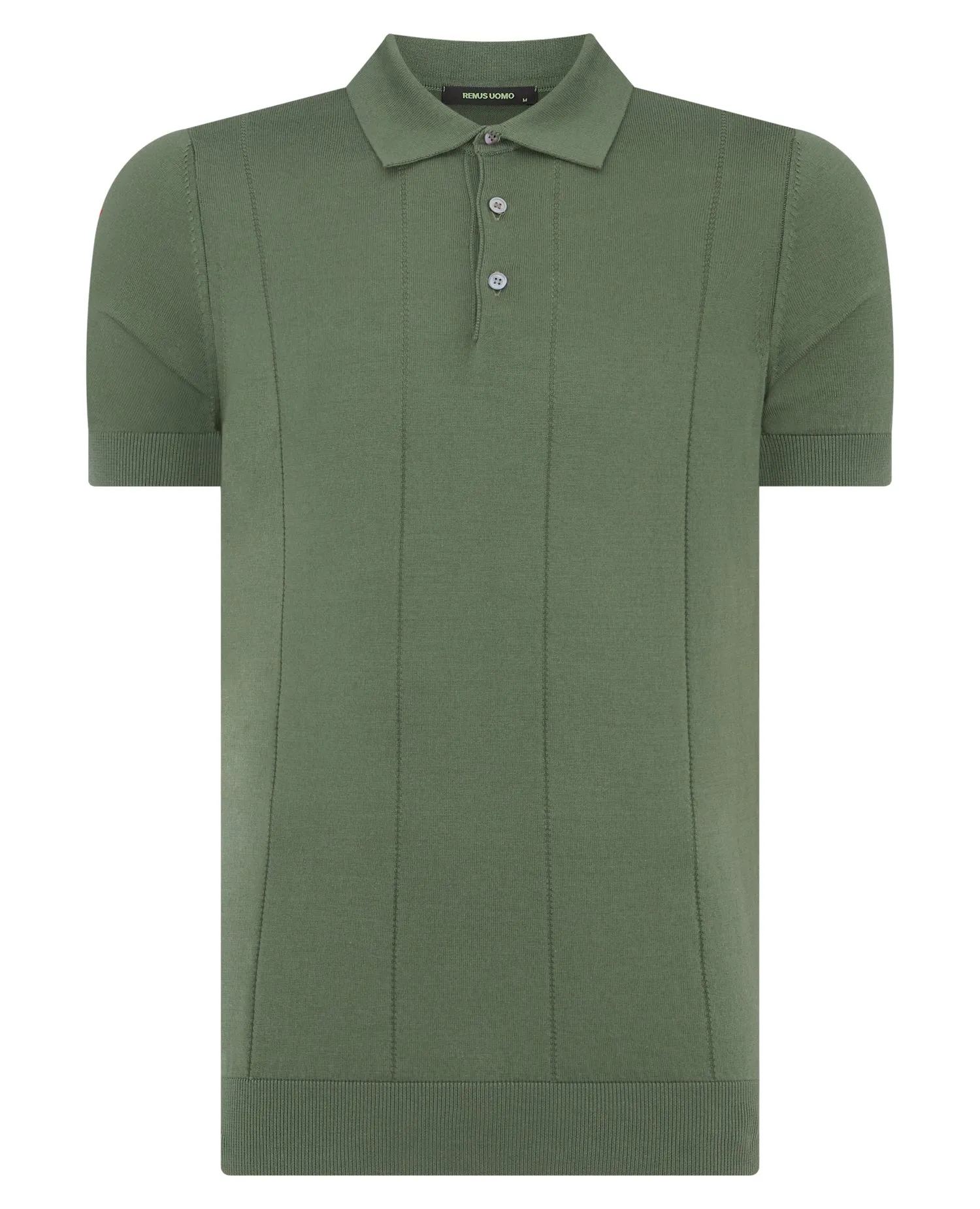 Remus Uomo Short Sleeve Polo Shirt - Green