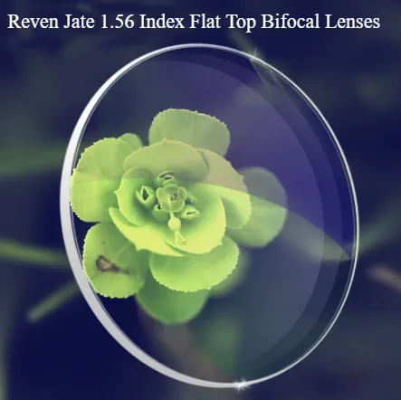 Reven Jate 1.56 Index Flat Top Bifocal Clear Lens