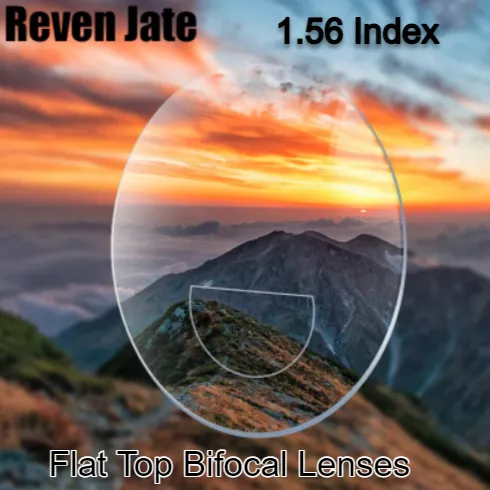 Reven Jate 1.56 Index Flat Top Bifocal Clear Lens