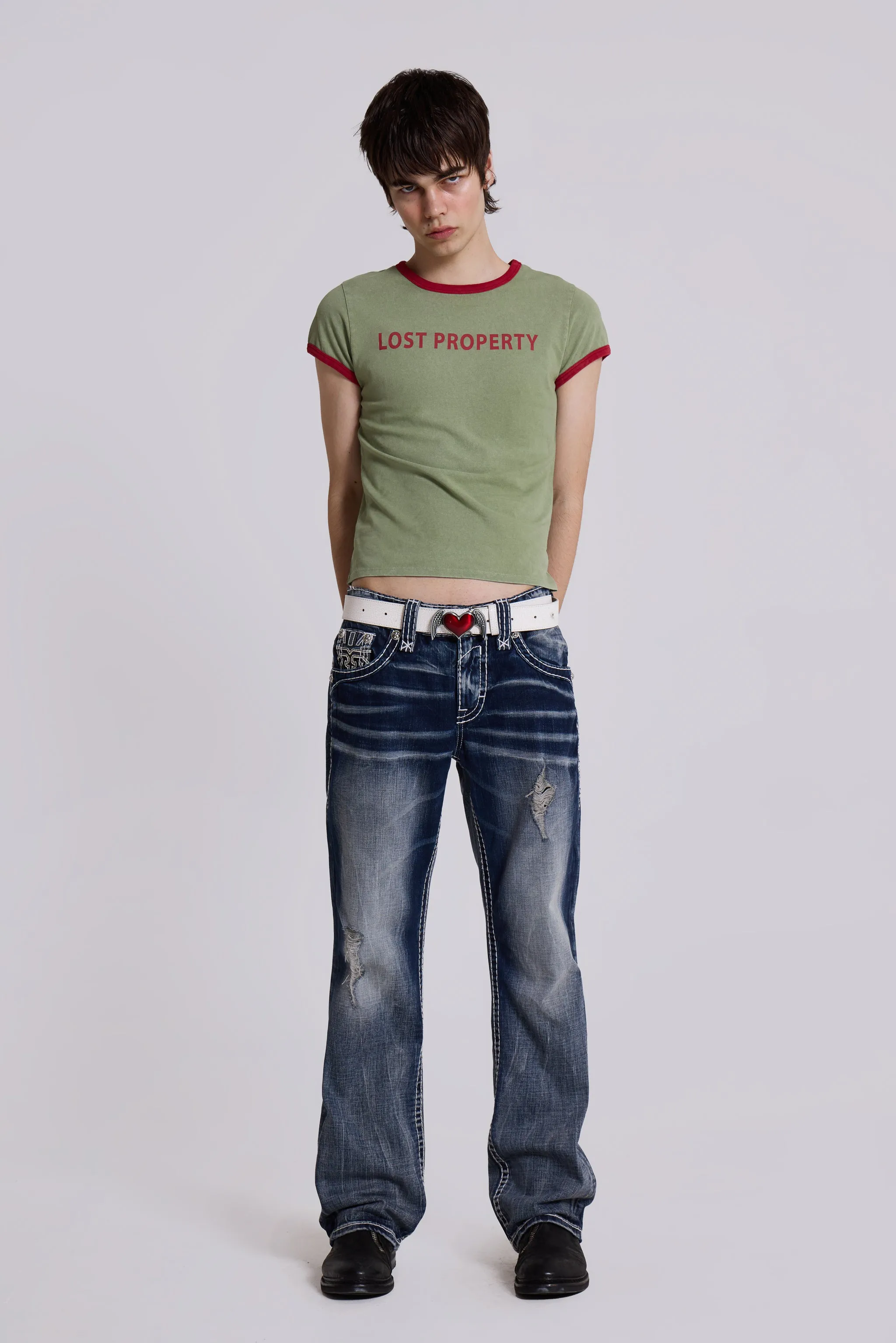 Rock Revival Mid Blue Gwen Bootcut Jeans