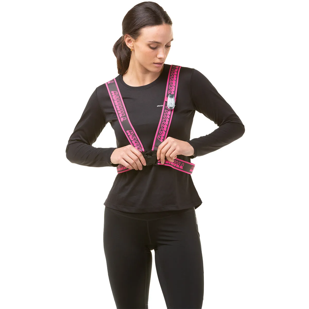 Ronhill Reflective Belt | Fluo Pink