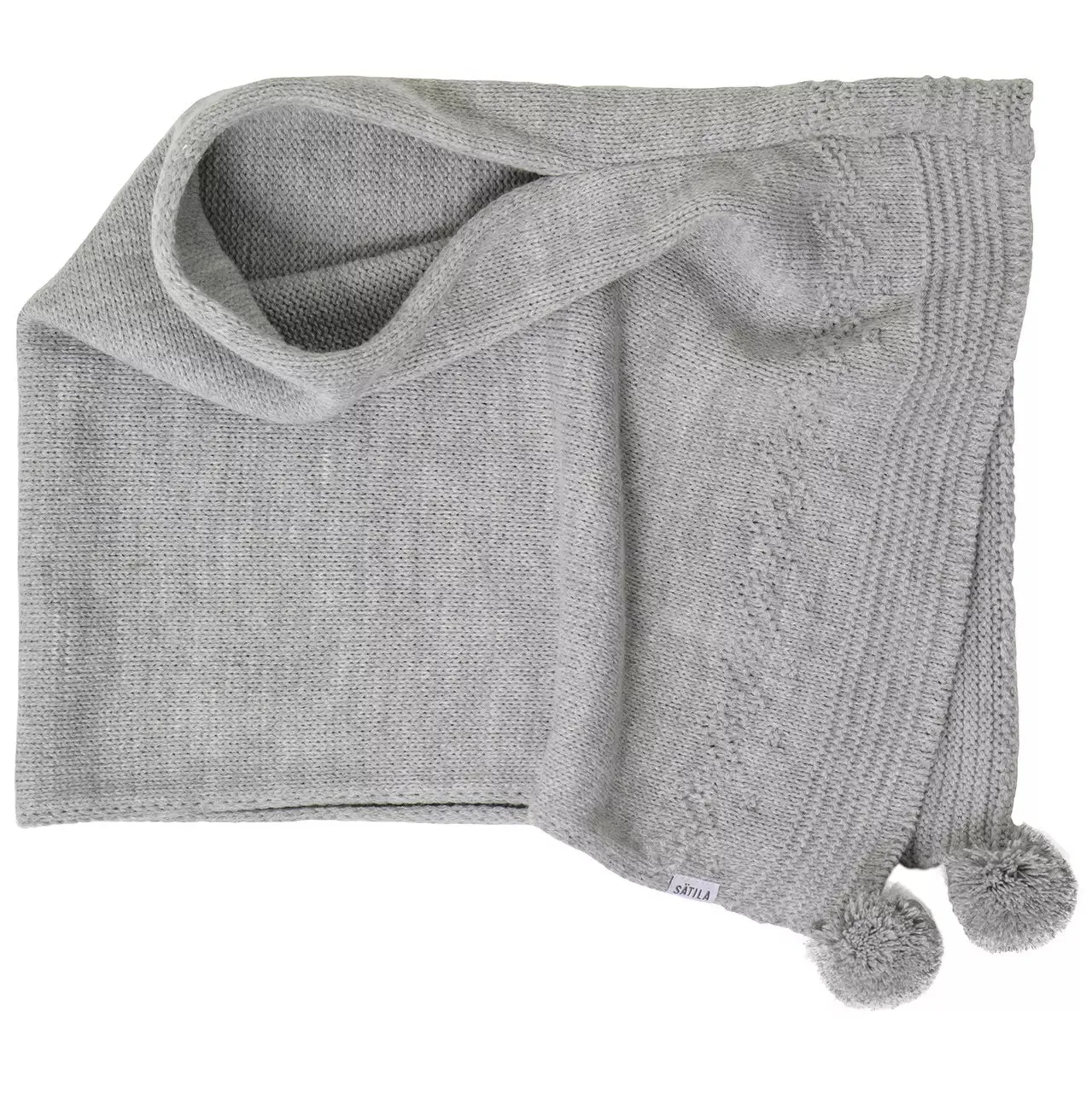 Satila - Belle Poncho, light grey