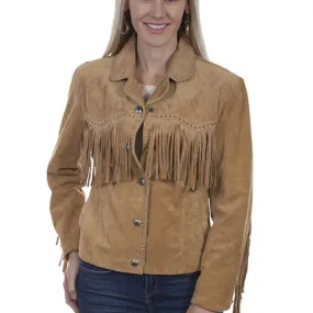 SCULY WOMEN'S FRINGE LACING JACKET - L1016