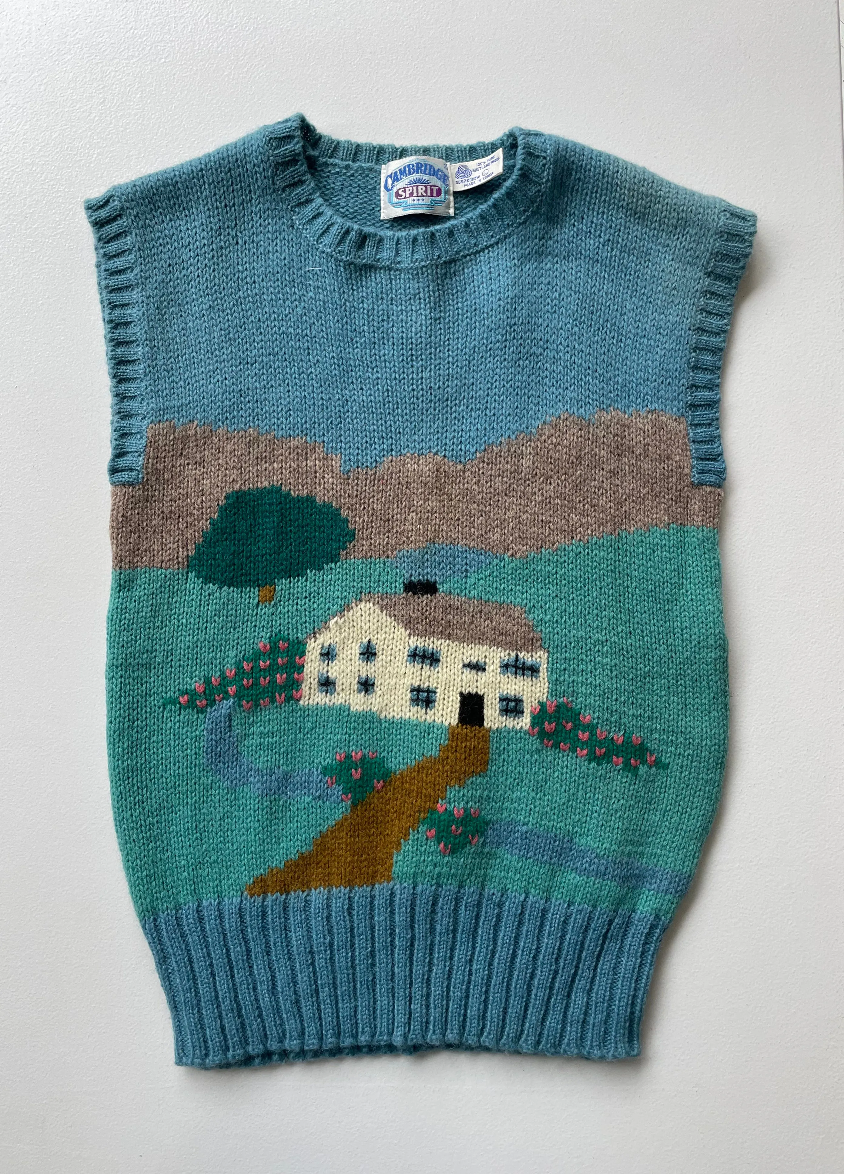 Shetland Wool Vest | 1980s