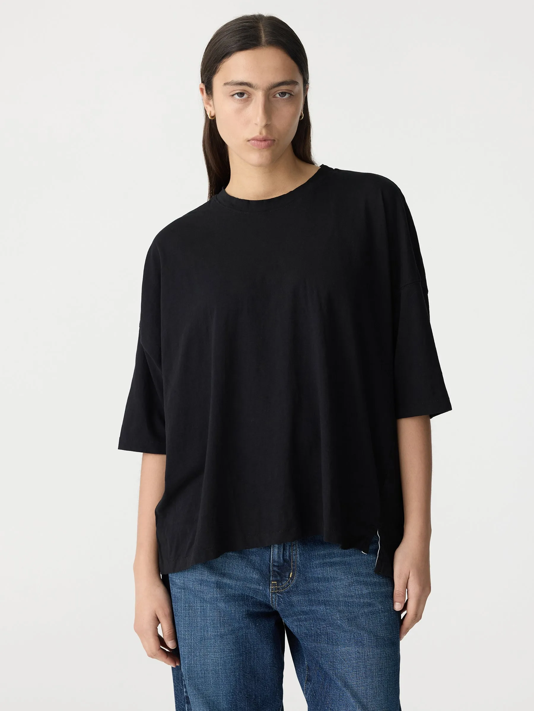 slouch side step short sleeve t.shirt