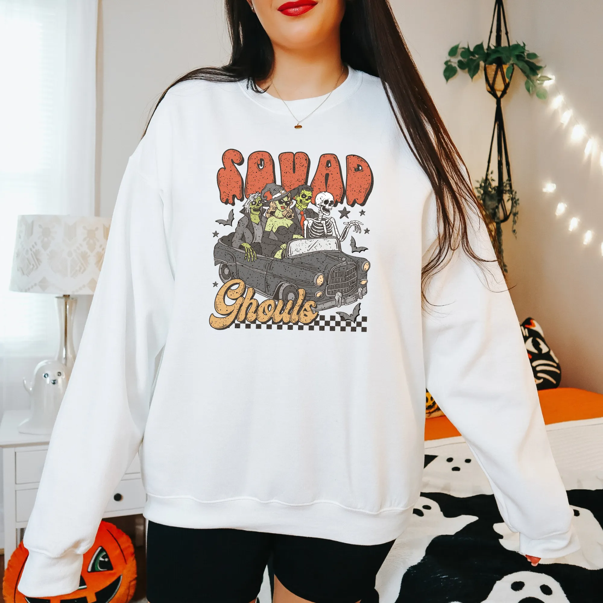 Squad Ghouls Halloween Crewneck Sweatshirt