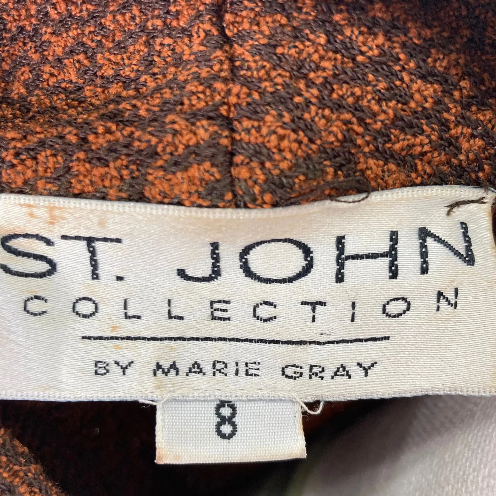 St John Brown Knit Jacket