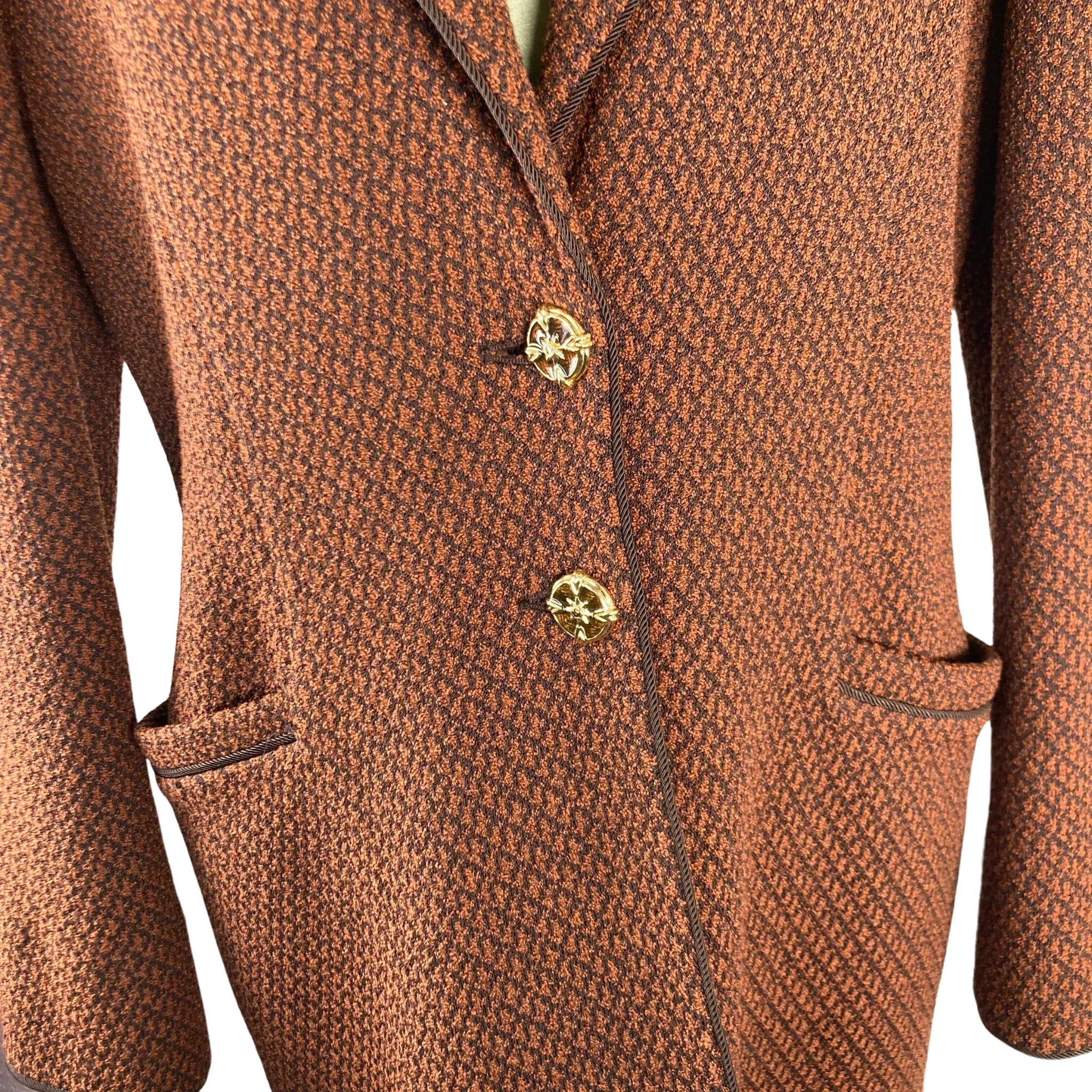 St John Brown Knit Jacket