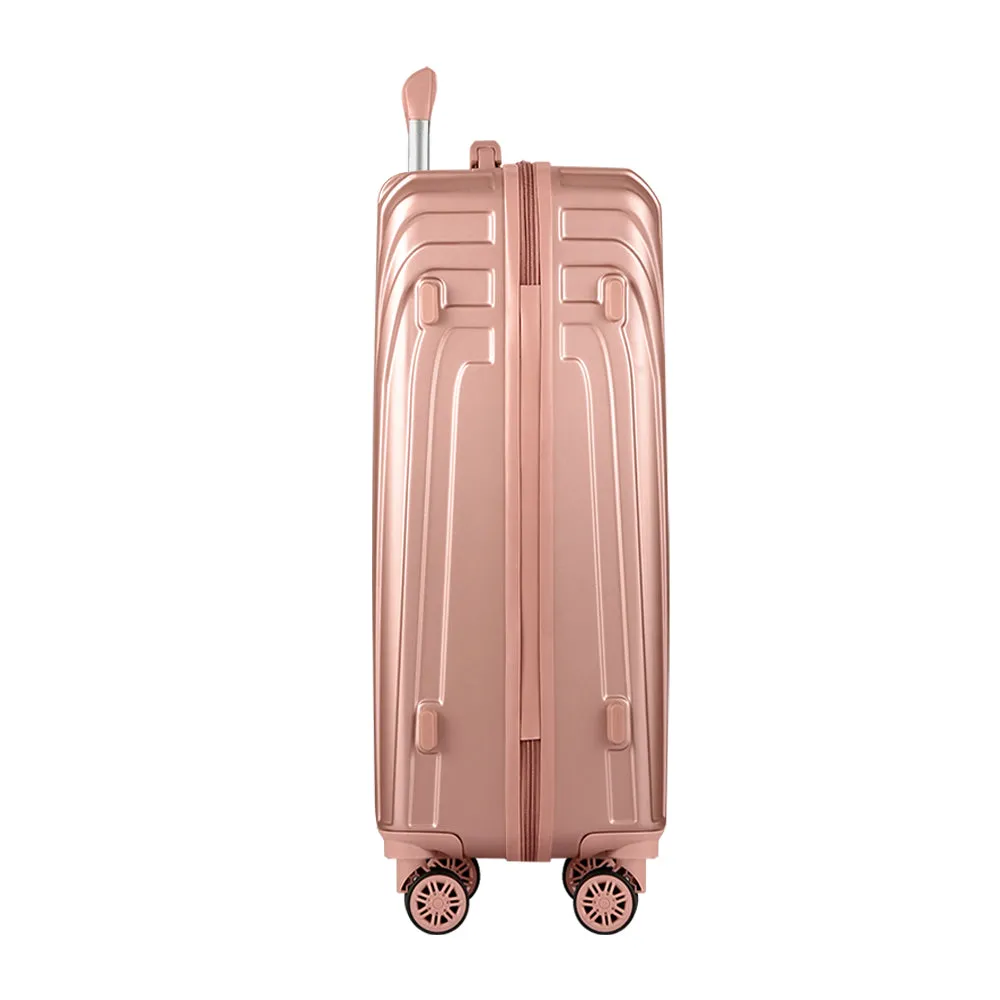 Suitcase Sets 3 Pc -Lightweight - Pink