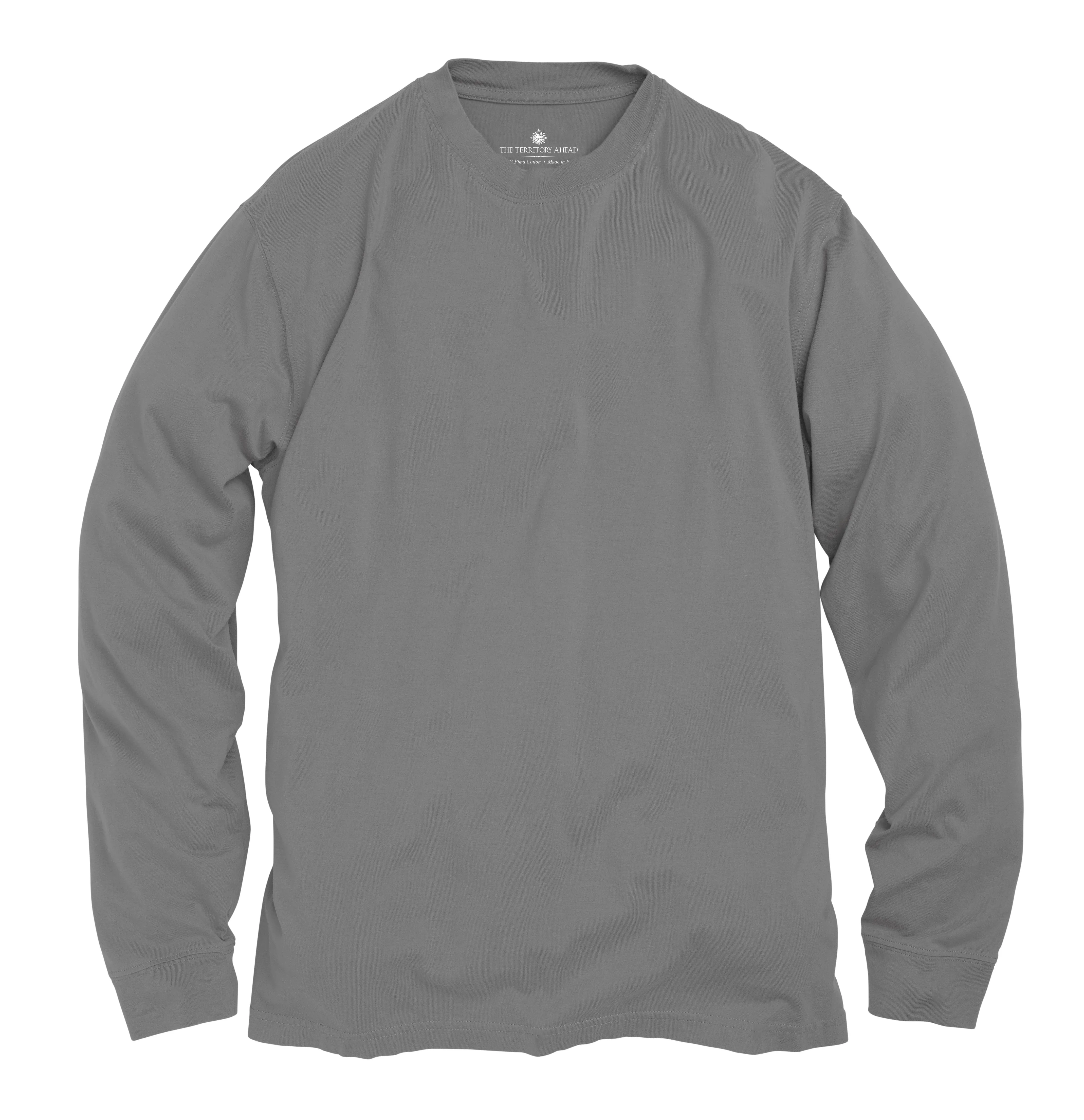 Tall Long Sleeve Pima Crew