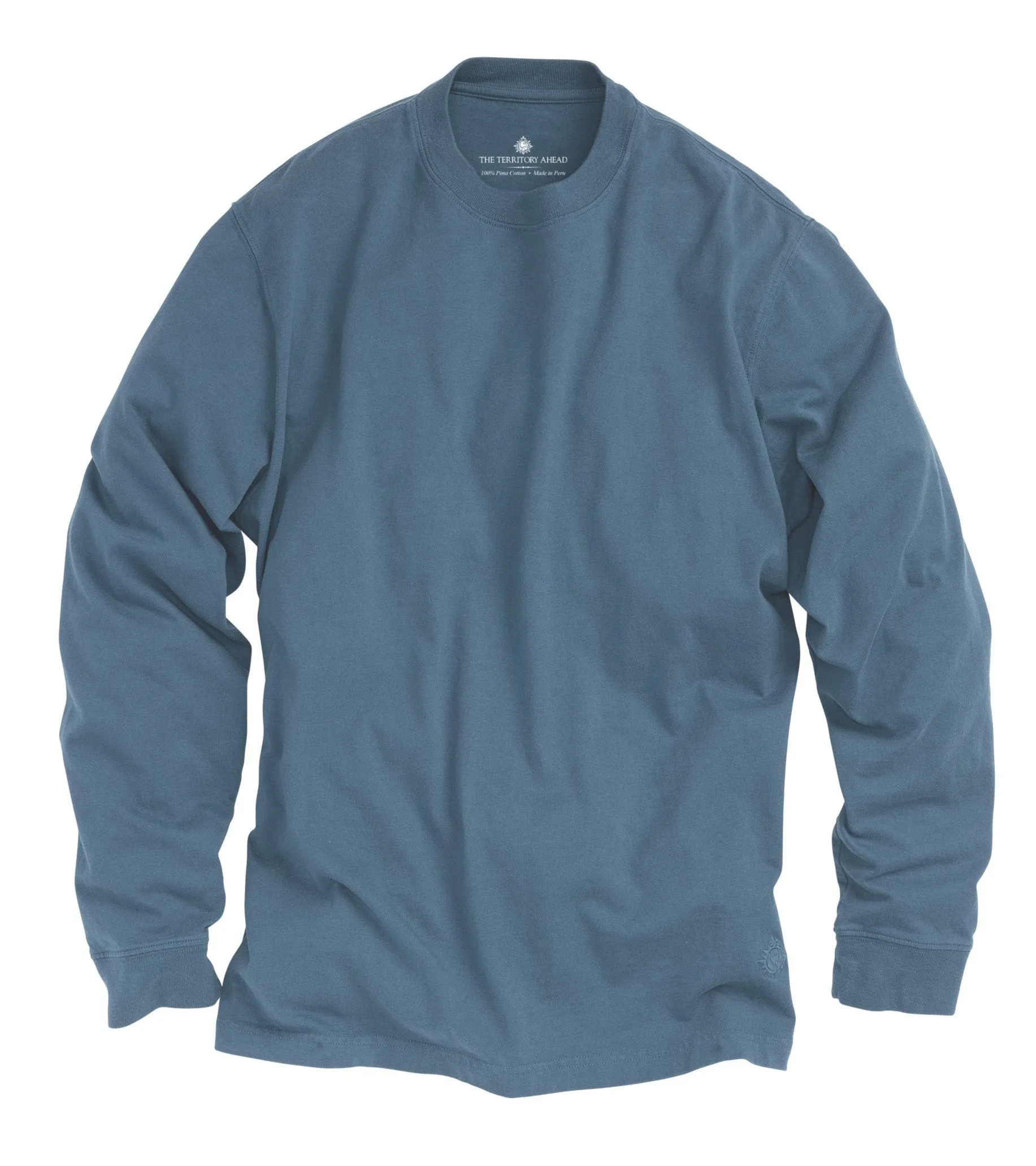 Tall Long Sleeve Pima Crew