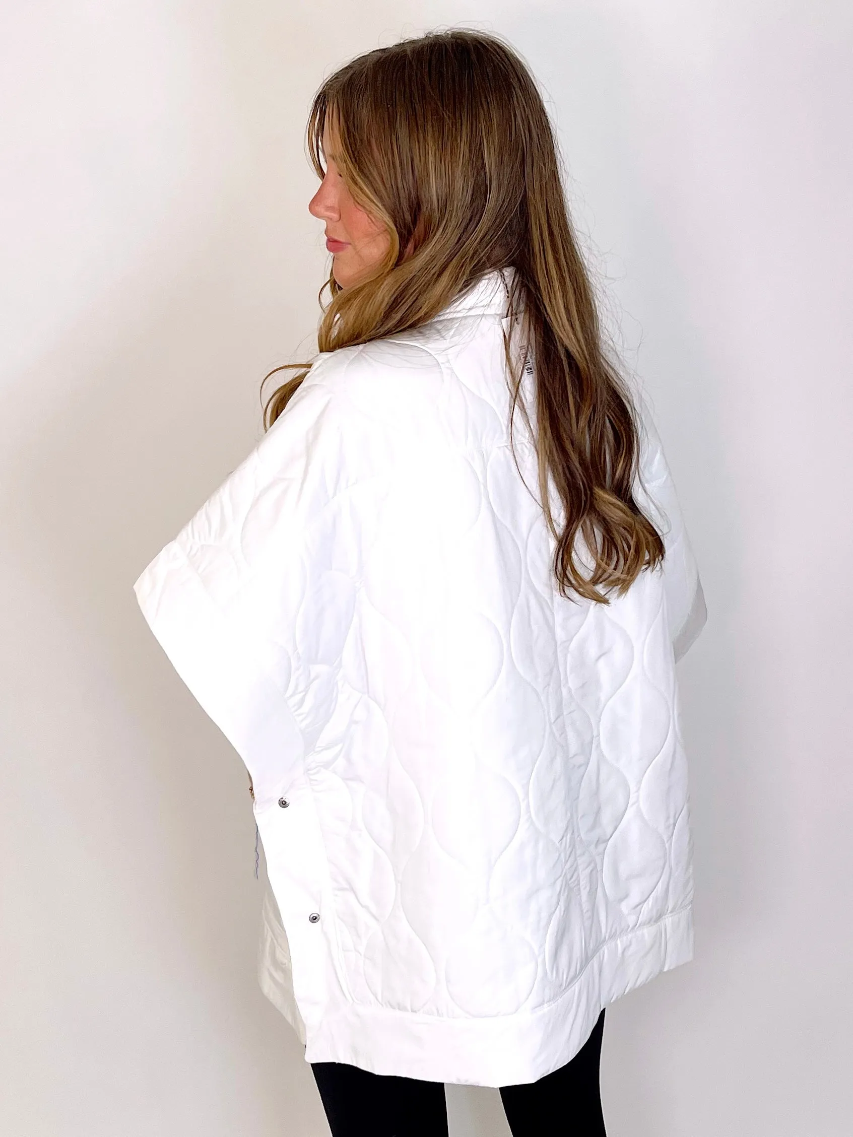 The Brennon Quilted Poncho