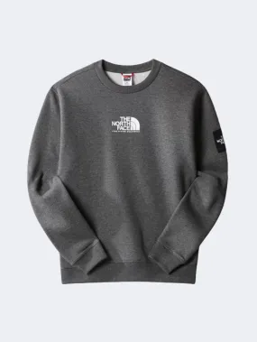 The North Face Seasonal Fine Crew Neck Men Lifestyle Sweatshirt Grey Heather