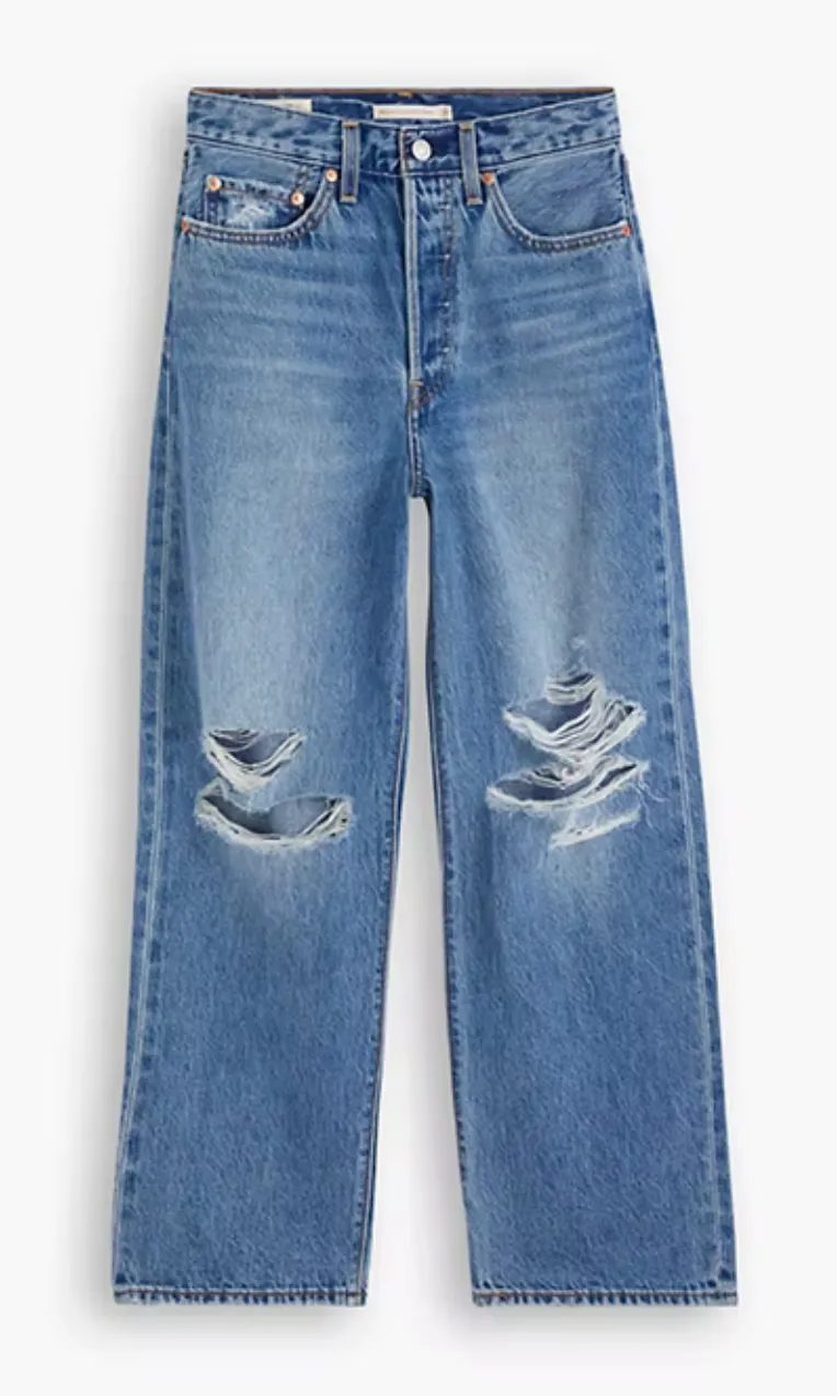 The Ribcage Straight Ankle Distressed by Levi's - After Love