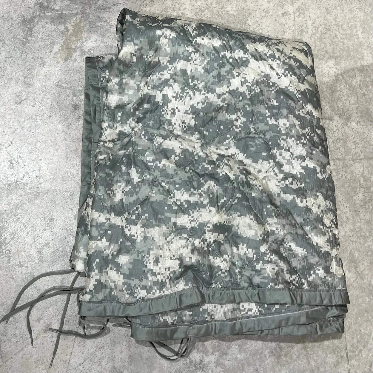 US Military GI ACU Poncho Liner Also Known As Woobie Blanket