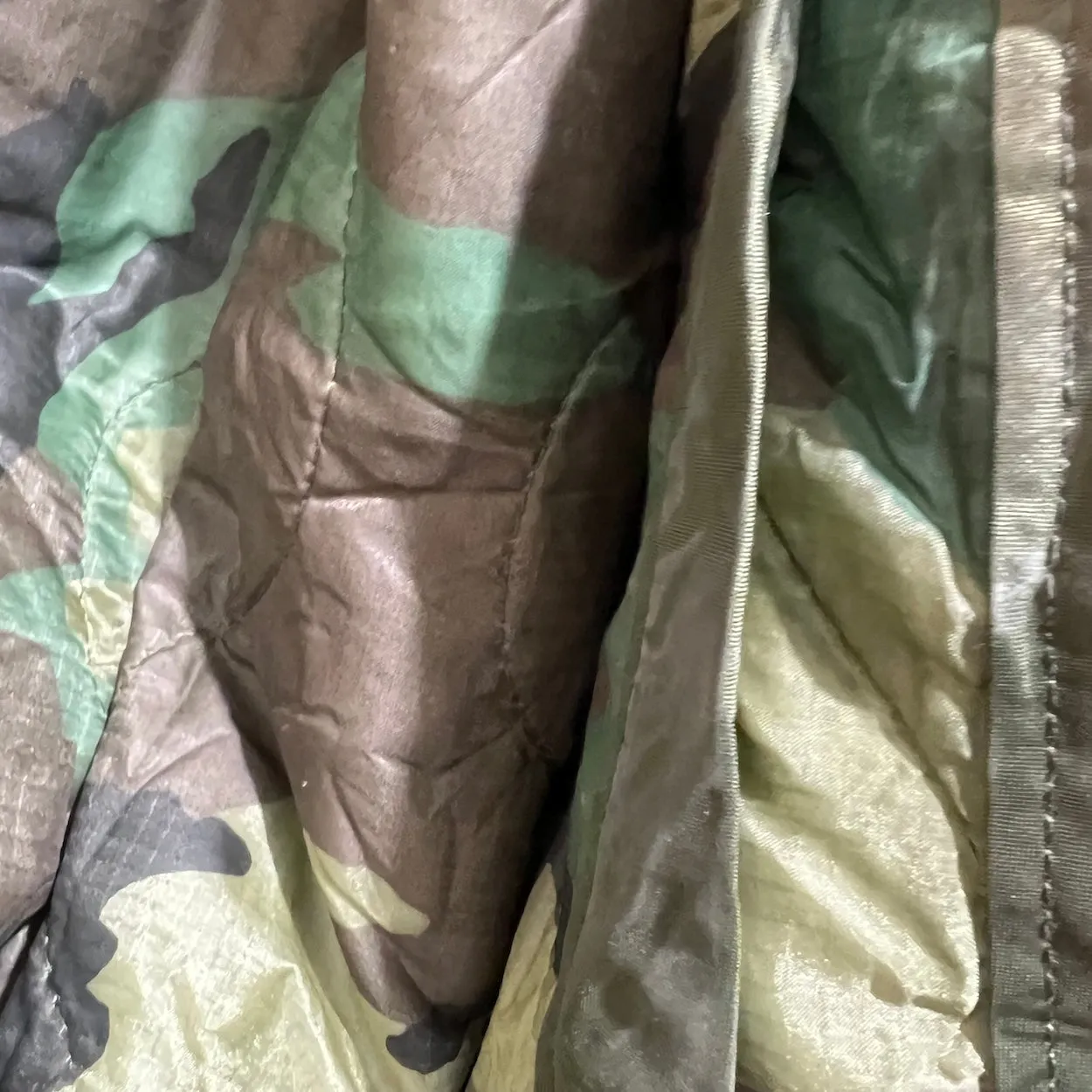 US Military GI Woodland Poncho Liner AKA Woobie