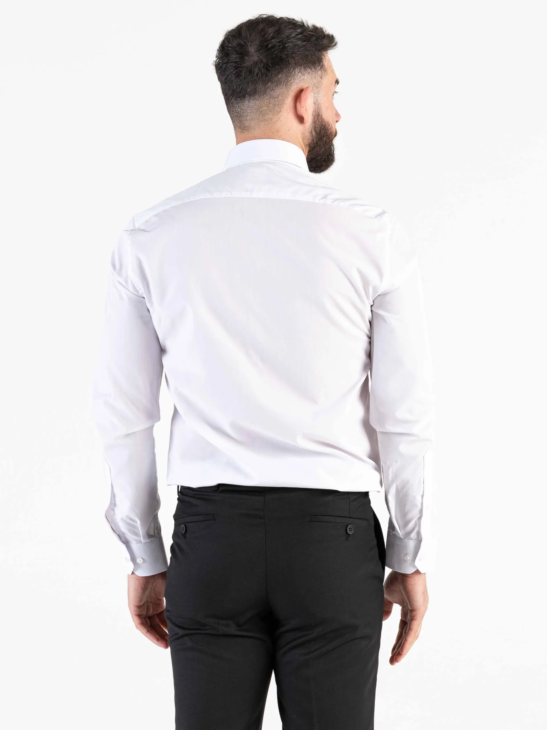 V2 CLASSIC WHITE SLIM SHIRT