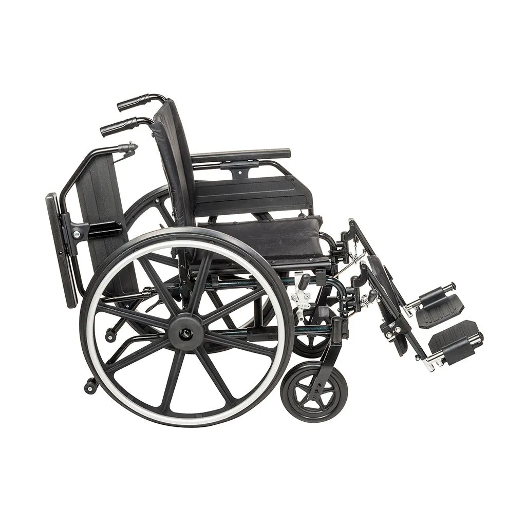 Viper Plus GT Wheelchair with Universal Arm Rests