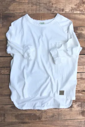 Wandering Meadow Sweatshirt in White