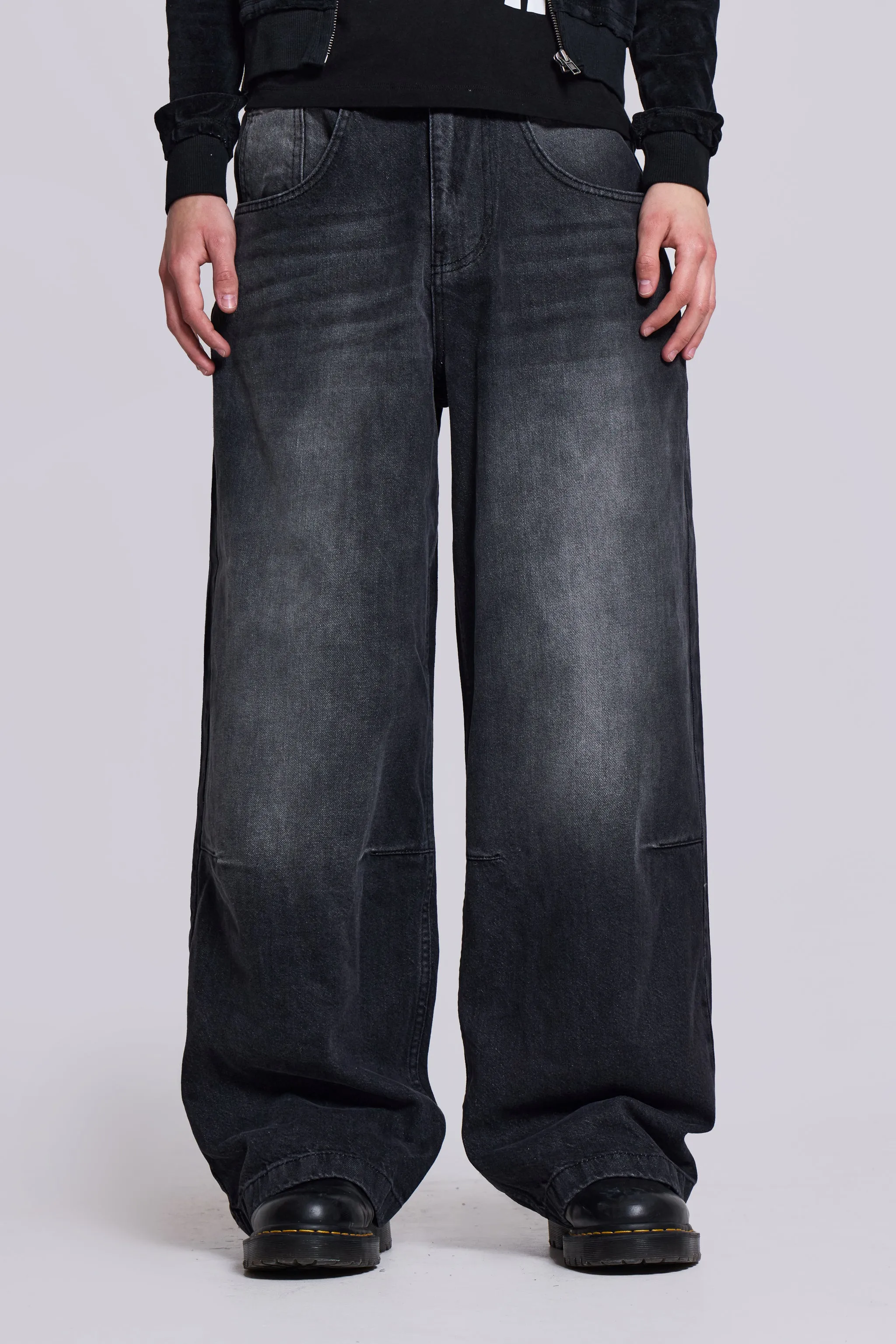 Washed Black Colossus Jeans