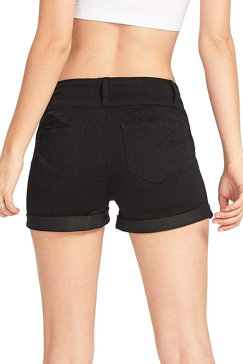 Wax Women's Push-Up Color Twill Shorts