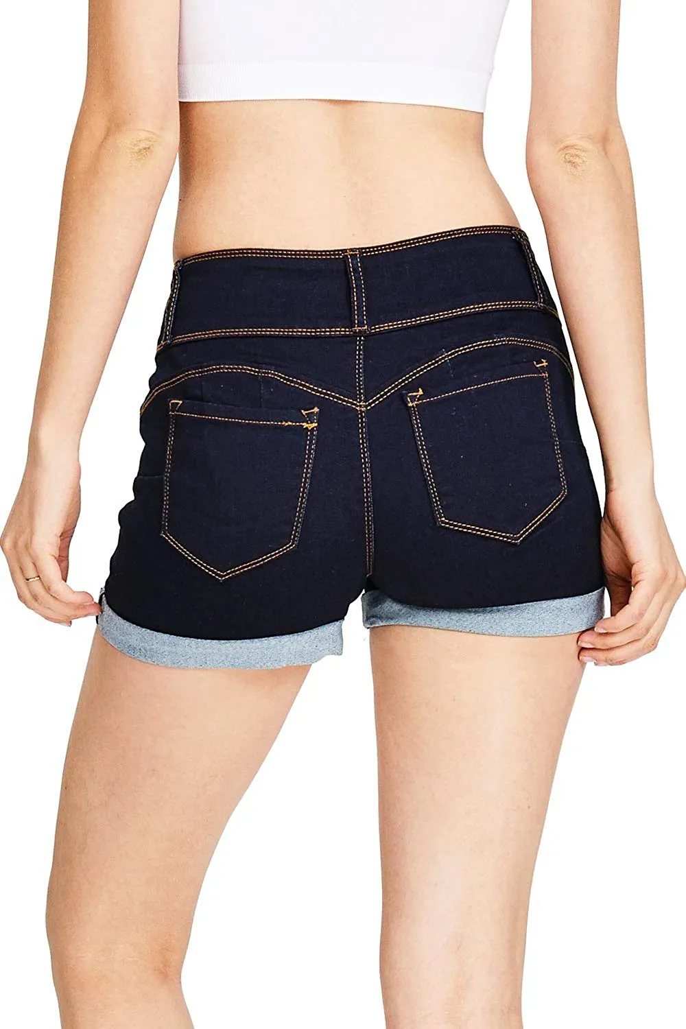 Wax Women's Push-Up Color Twill Shorts