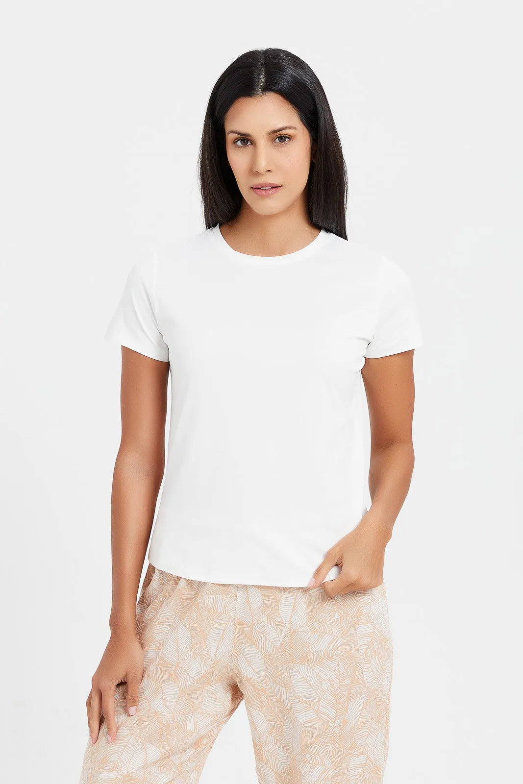 Women White Soft Touch T-Shirt