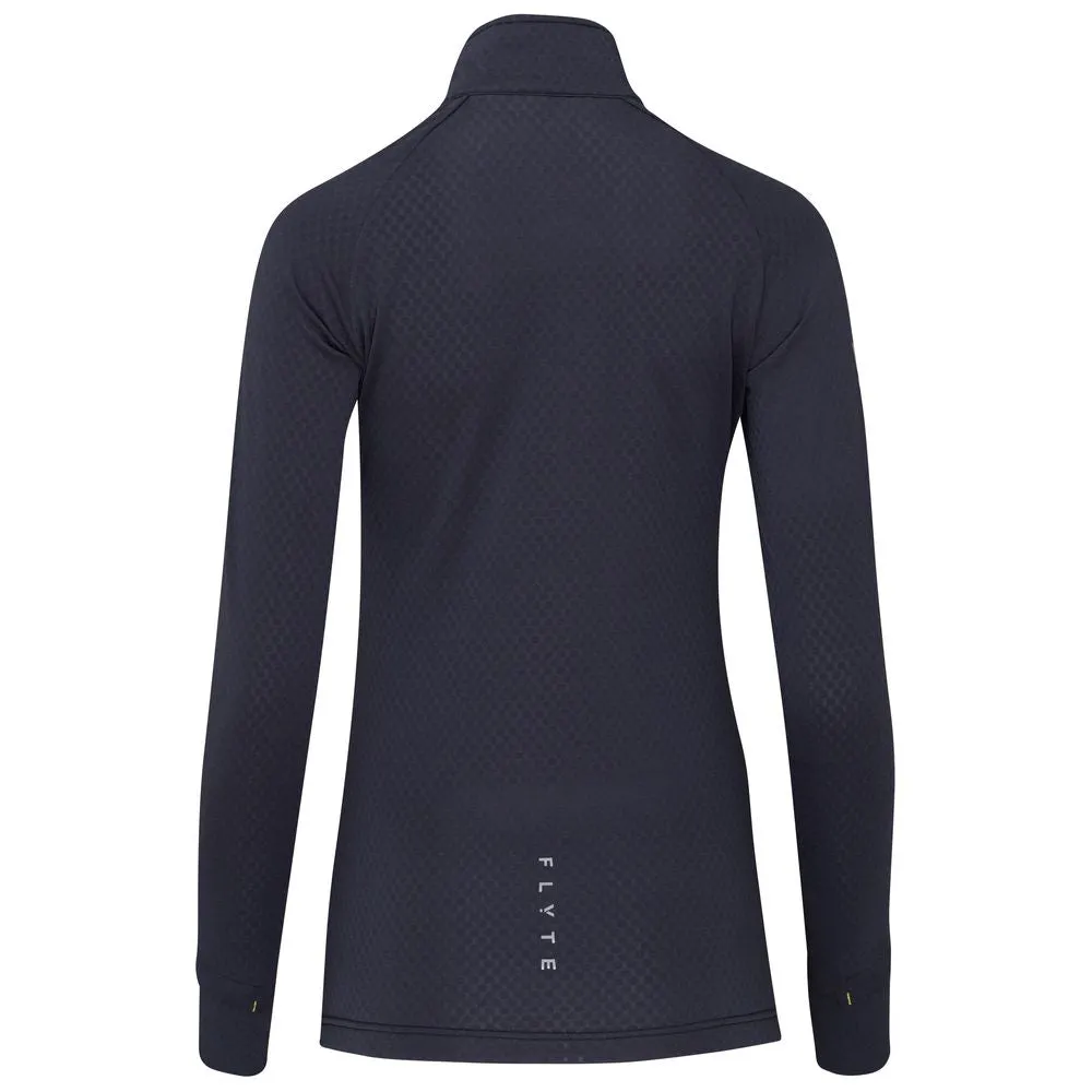 Womens Zephyr Zip Grid Fleece (Graphite)