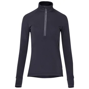 Womens Zephyr Zip Grid Fleece (Graphite)