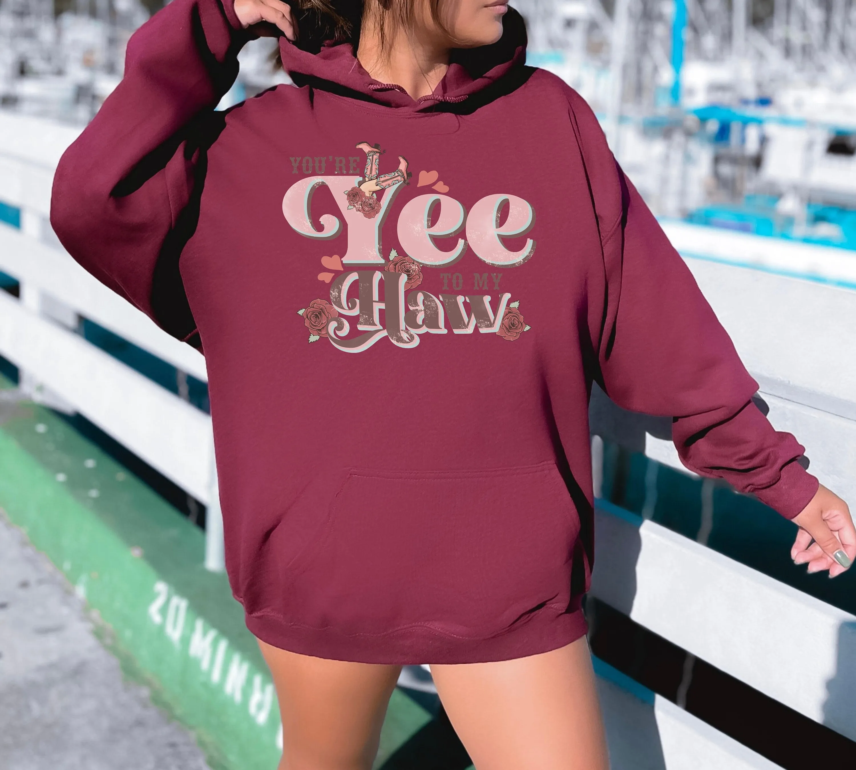 Yee Haw Valentine's Day Sweatshirt Hoodie, DTS011